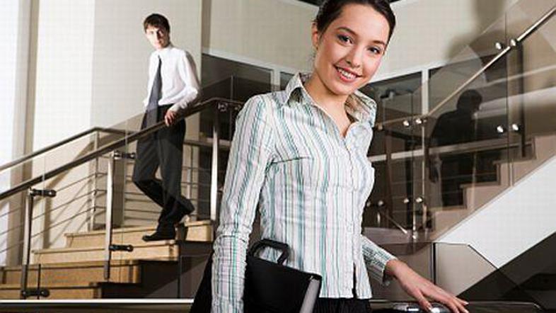 Nasmeh po uspešnem razgovoru.