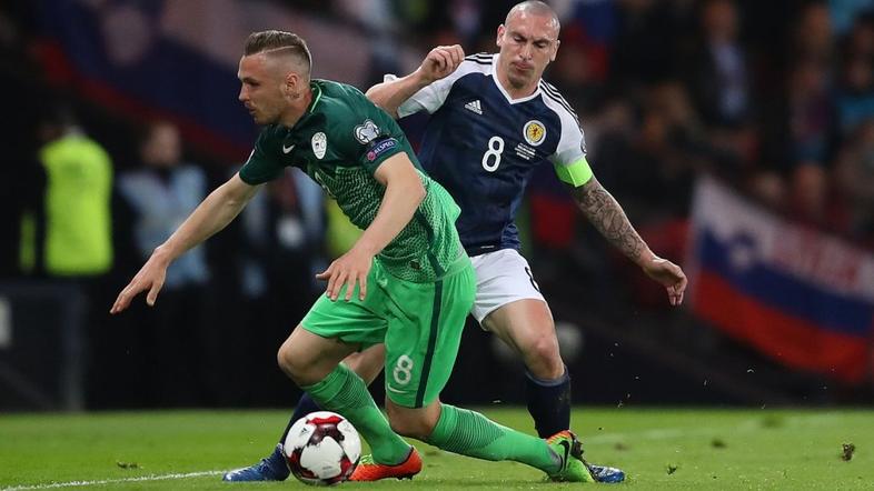 Jasmin Kurtić Scott Brown Škotska Slovenija Hampden Park