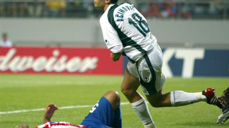 Ačimović po zadetku, ki ga je v paragvajsko mrežo zabil na svetovnem prvenstvu 2