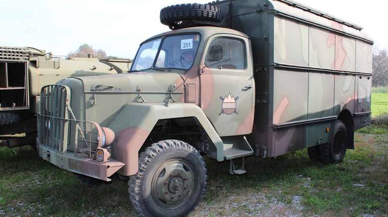 dražba vozil vojska