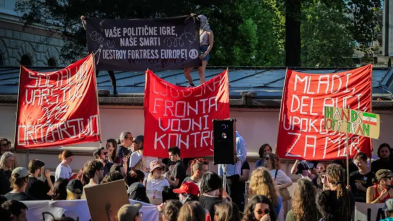 Protestni shod v Ljubljani