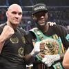 Tyson Fury in Deontay Wilder