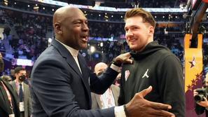 Michael Jordan in Luka Dončić.