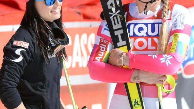 Anna Fenninger Meribel Lindsey Vonn 