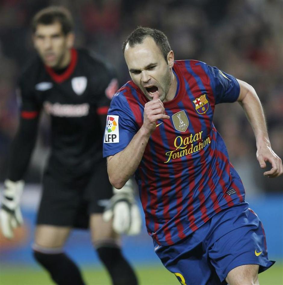 Iniesta Barcelona Athletic Bilbao Liga BBVA Španija liga prvenstvo | Avtor: EPA