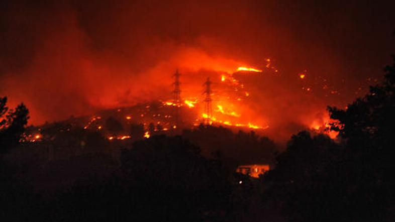 Podoba francoskega mesta Marseille.