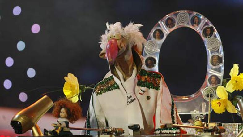 Puran Dustin je edini neresnični lik letošnjega Eurosonga.