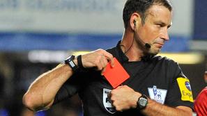 Clattenburg rdeči karton sodnik Chelsea Manchester United Premier League Anglija