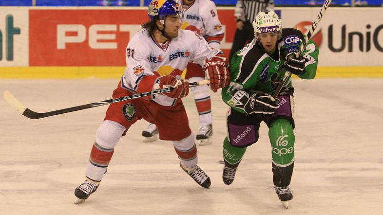 Krvnik Olimpije, Salzburg, se je uvrstil v veliki finale lige Ebel. (Foto: Nik R