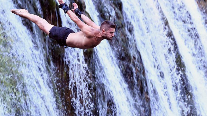 Jajce Pliva slap skakalec