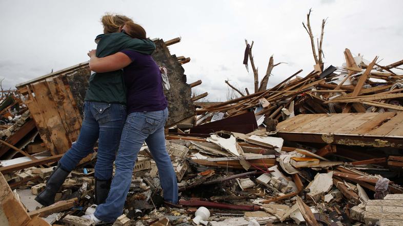 Joplin, ki je pred katastrofo štel okoli 50 tisoč duš, je nerazpoznaven. (Foto: 