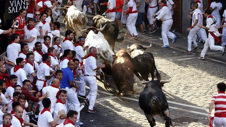 Tek pred biki, Pamplona