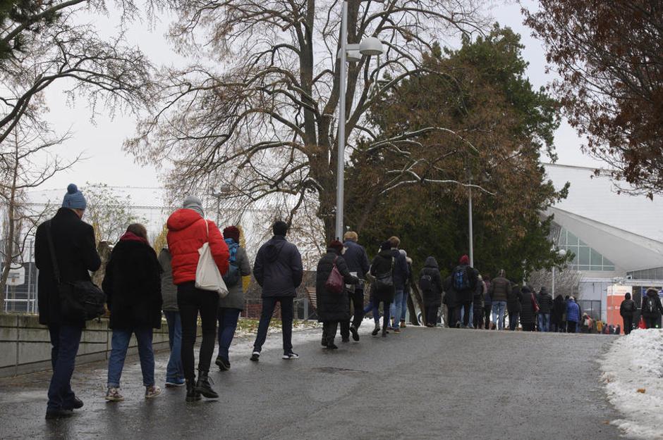 Množično testiranje; covid-19; Avstrija; Dunaj | Avtor: Epa