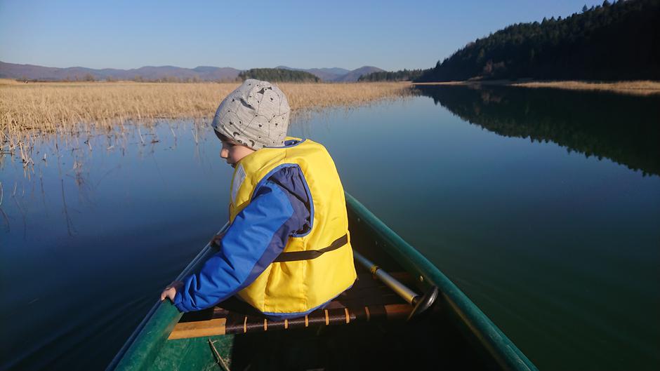 Cerkniško jezero - na kanuju | Avtor: Miha Jernejčič