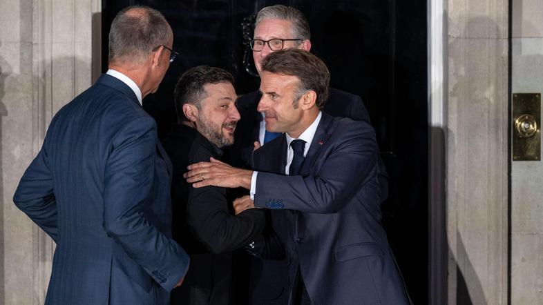 Merz, Zelenski, Starmer in Macron