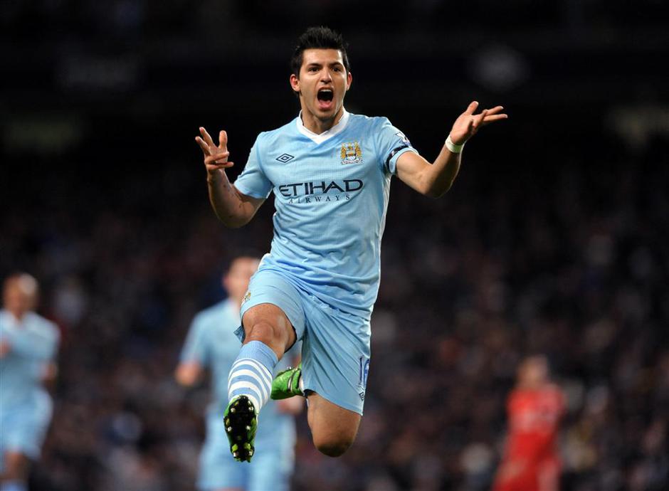 Aguero Agüero Manchester City Liverpool Premier League Anglija angleška liga prv | Avtor: EPA