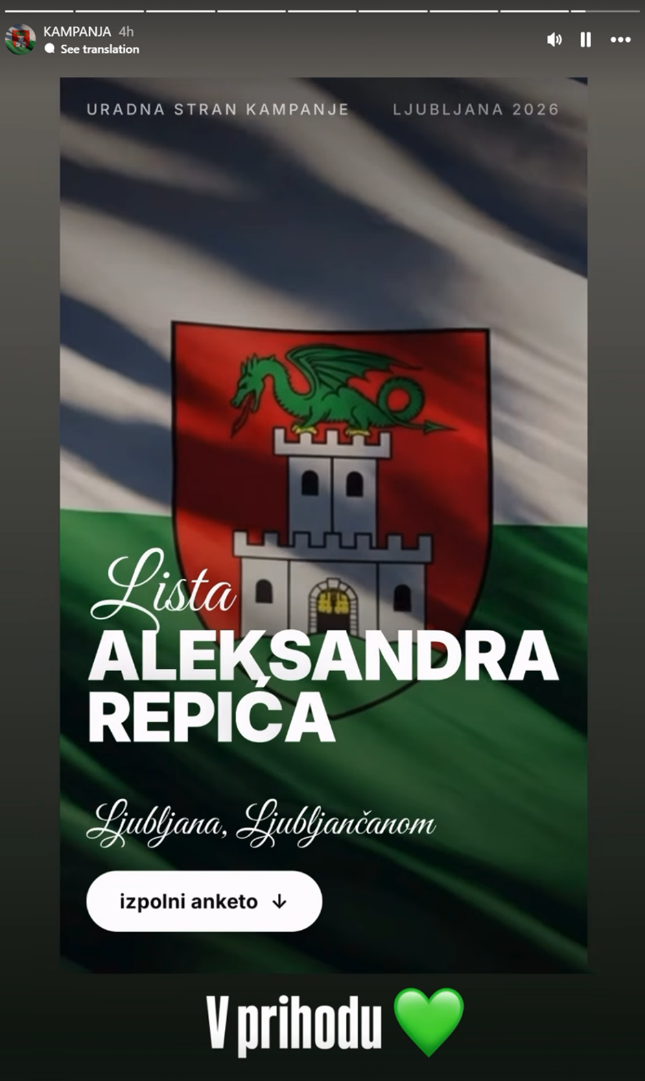 lista aleksandra repica | Avtor: zajem zaslona