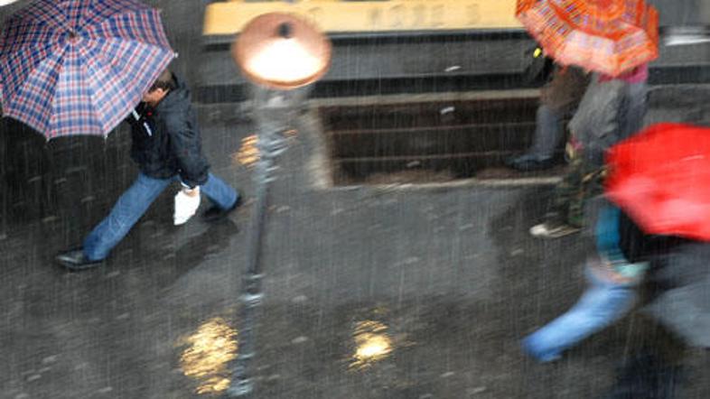 Predvsem v severnem delu države bo danes snežilo. (Foto: Dejan Mijović)