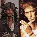 Navdih za vlogo pirata je Depp dobil prav pri kitaristu Richardsu.