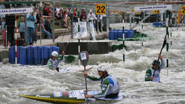 Dejanu Kralju, Petru Kauzerju in Juretu Megliču ni uspelo ubraniti zlata.