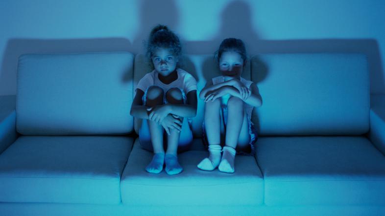 otroci, televizija, film, strah