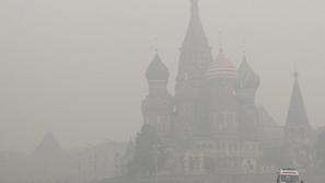 Moskva, smog, vročina, poletje 2010, ulice, požari