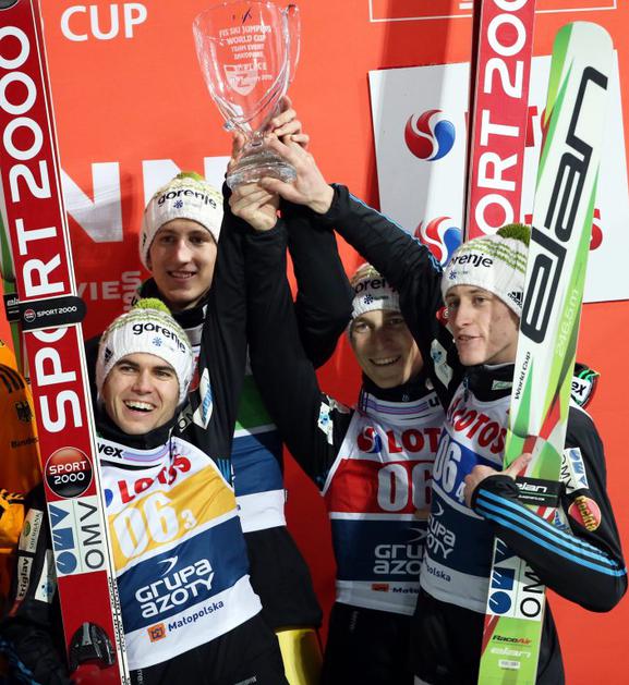 Slovenija Zakopane ekipna tekma