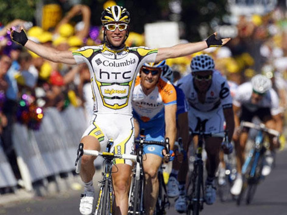 Drugo etapo je odločil sprint in v tem elementu je Mark Cavendish pač eden najbo