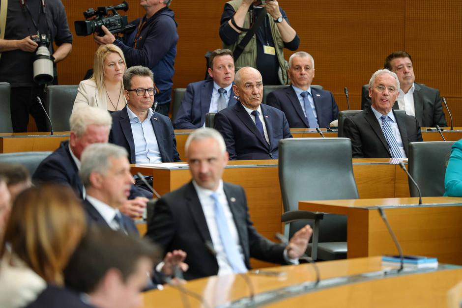 janez janša, NSi, SDS, aleš hojs | Avtor: Saša Despot