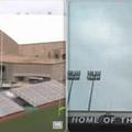 Zadel je z vrha stadiona Texas A&M. Poglejte v videu.
