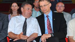 Zoran Janković in Igor Lukšič sta se prejšnjo sredo na sklepnem dogodku Šolska š