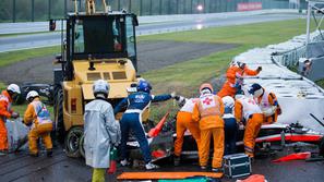 Jules Bianchi, nesreča, Suzuka