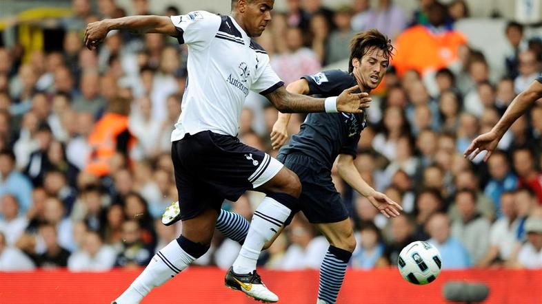 Silva na tekmi 1. kola proti Tottenhamu.(Foto: Reuters)