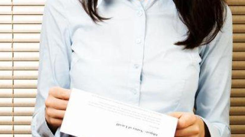 Obvestilo o izgubi službe je lahko boleče. (Foto: Shutterstock)