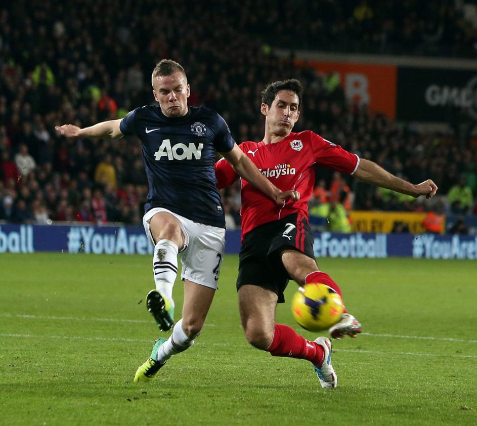 Cleverley Whittingham Cardiff City Manchester United Premier League Anglija liga