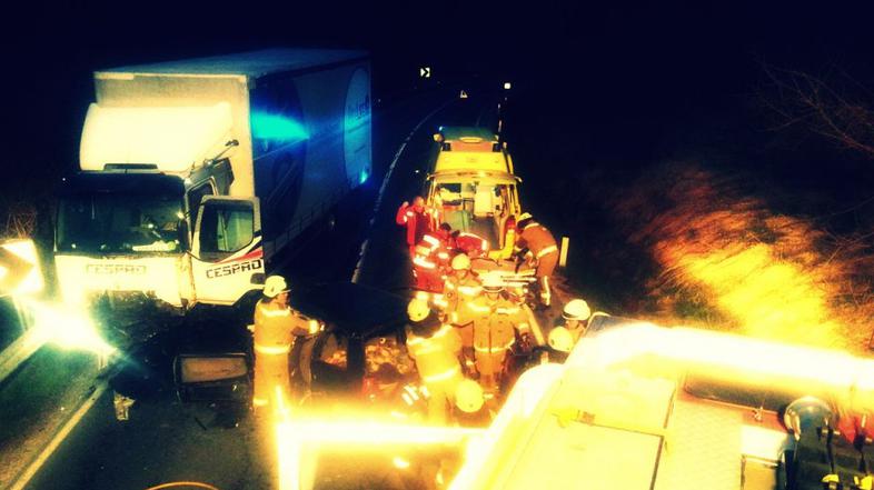 Promet nesreča Vrhole - Preloge