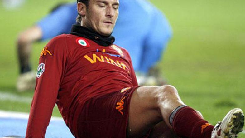 Francesco Totti je imel v zadnjih letih ogromno težav s poškodbami. (Foto: actio