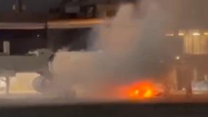 požar na letalu Airbus