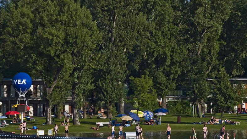 Gänsehäufel  kopališče donava