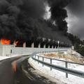 Požar hrvaškega avtobusa v predoru v Švici
