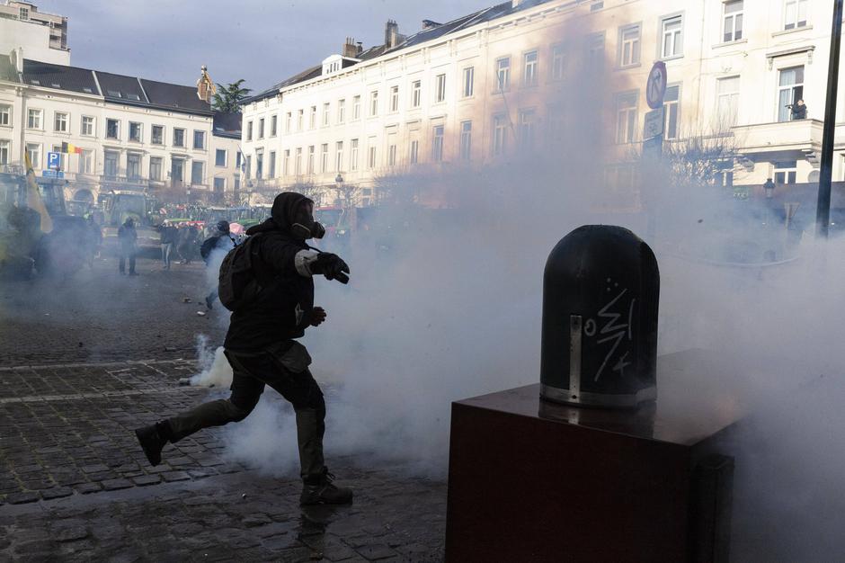 bruselj protest kmetov | Avtor: Profimedia