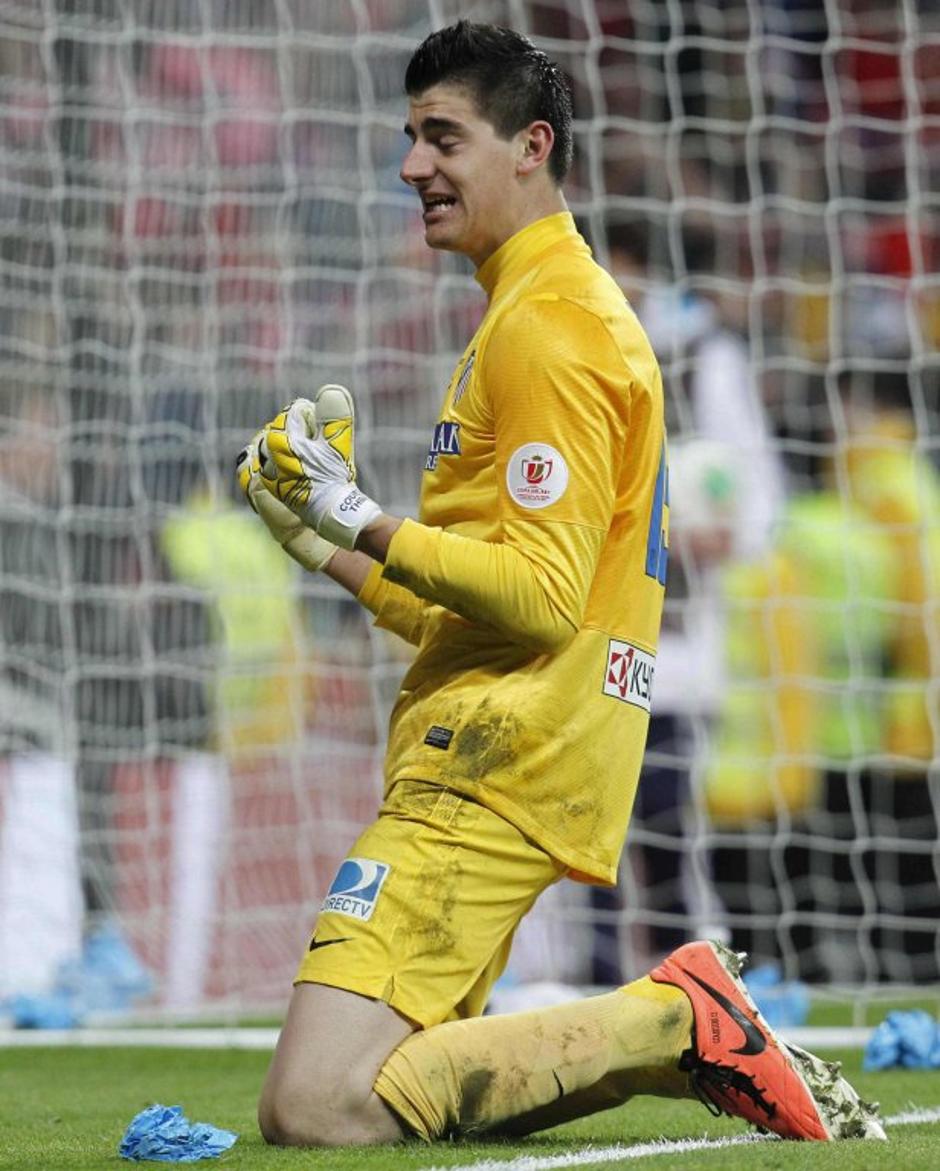 Real Madrid Atletico Madrid Copa del Rey španski pokal finale Courtois | Avtor: EPA