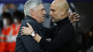 Carlo Ancelotti in Pep Guardiola