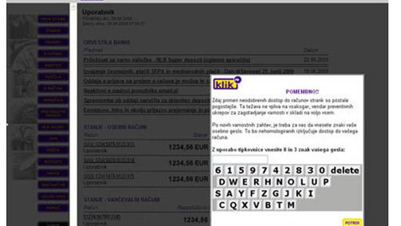 Tako izgleda lažna stran.