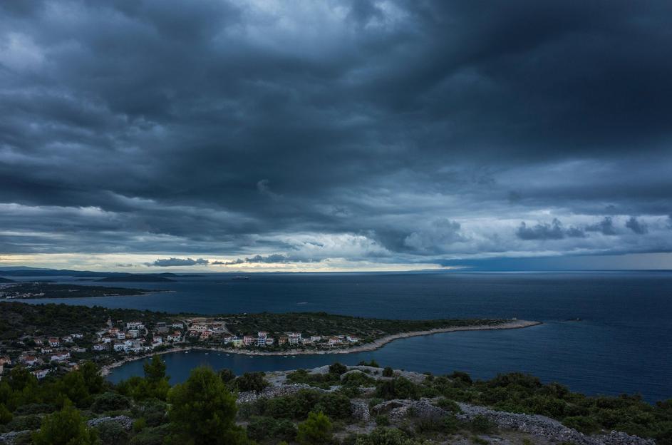 Oblačno vreme na hrvaški obali