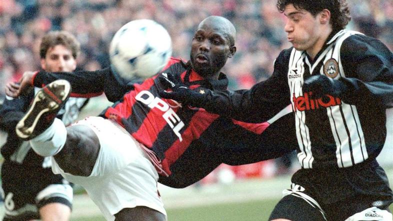 George Weah v dresu AC Milana