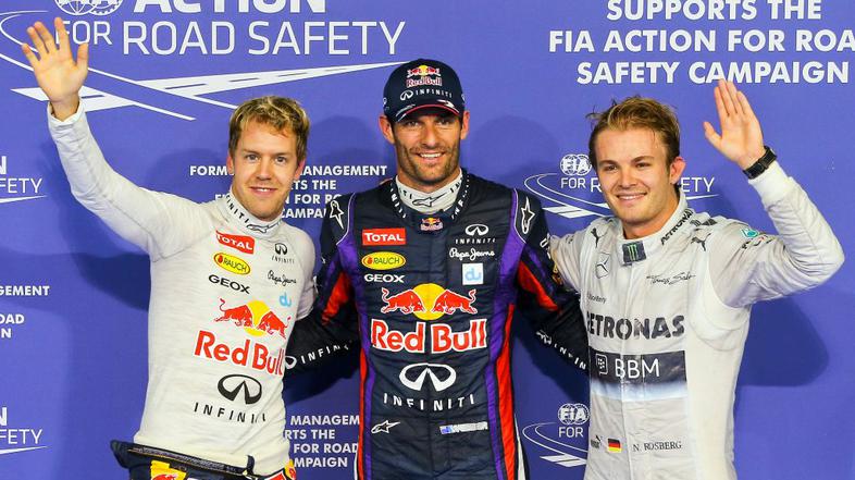 Vettel Webber Rosberg Abu Dabi formula 1