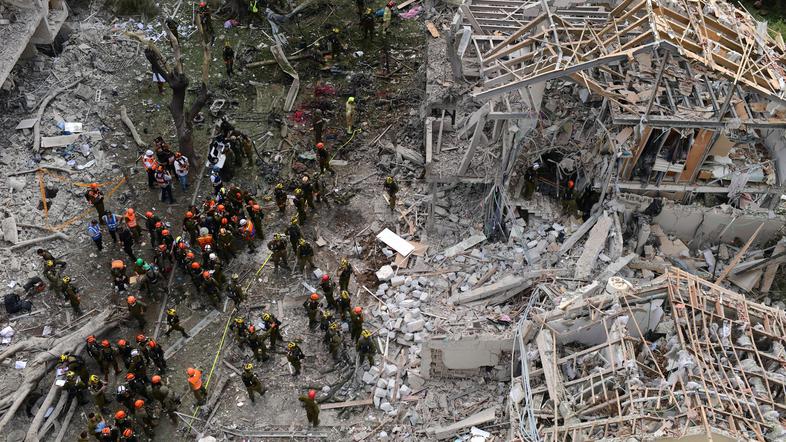 Tel Aviv po raketnem napadu