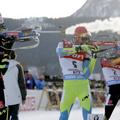 Martin Fourcade Simon Schempp Jakov Fak biatlon zasledovanje Hochfilzen