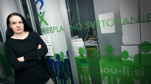 Ljubljana 20.01,11, Sanja Leban, dir. Zavoda Studentska svetovalnica, foto: Benj